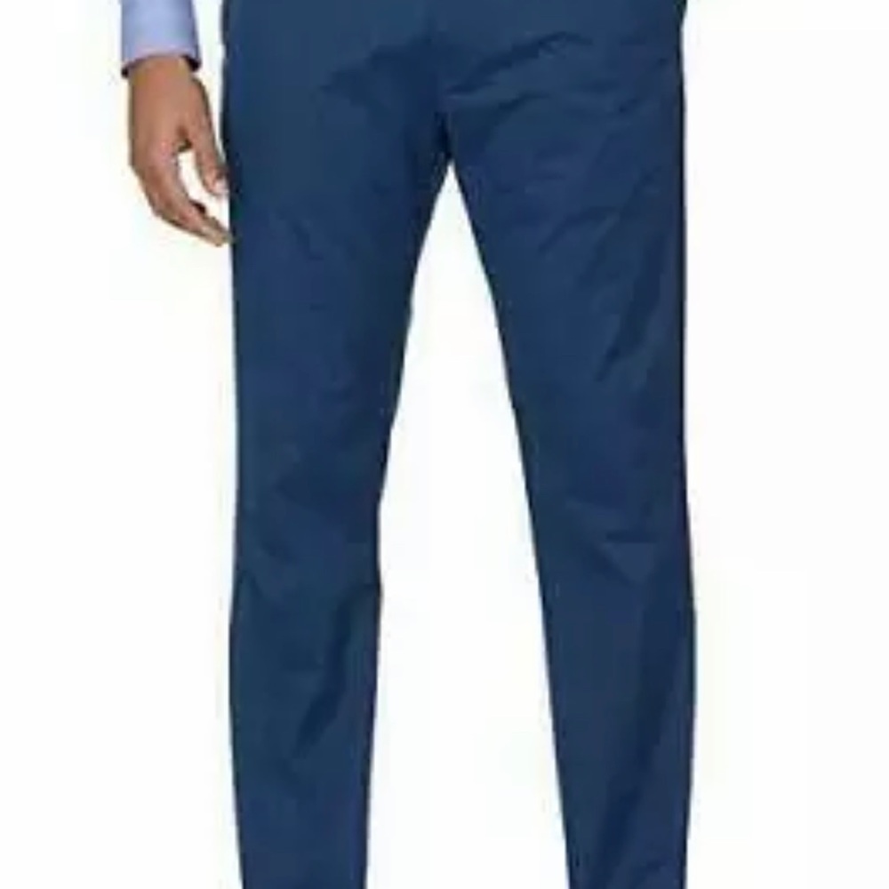 IZOD Cadet Navy Sport Flex Straight Leg Dress Pants Slacks 36 W 32 L NWT Mens